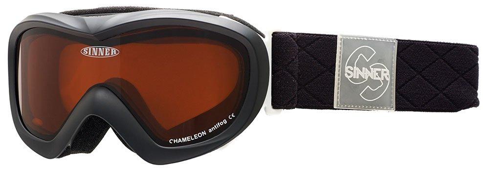 Chameleon Kids' Ski Goggles (Matte Black/Double Or