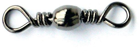 Mustad Black Barrel Swivel Size 10 10pk