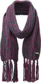 Harridge Textured Knit Tassel Scarf