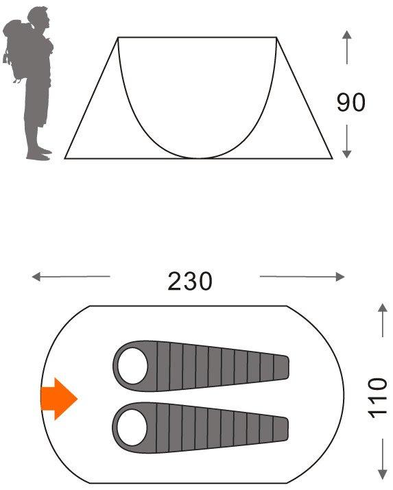 Pitch and Go Pop-Up Tent