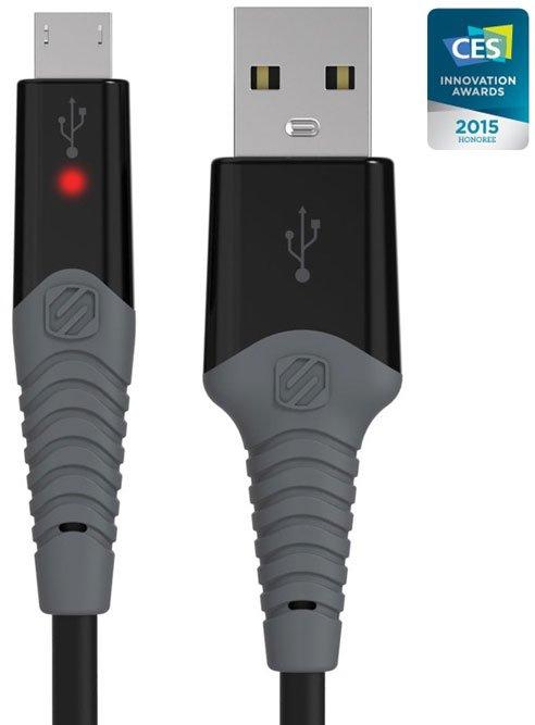 StrikeLine™ Rugged LED Charge & Sync Cable (Micro