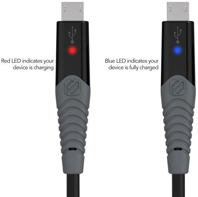 StrikeLine™ Rugged LED Charge & Sync Cable (Micro
