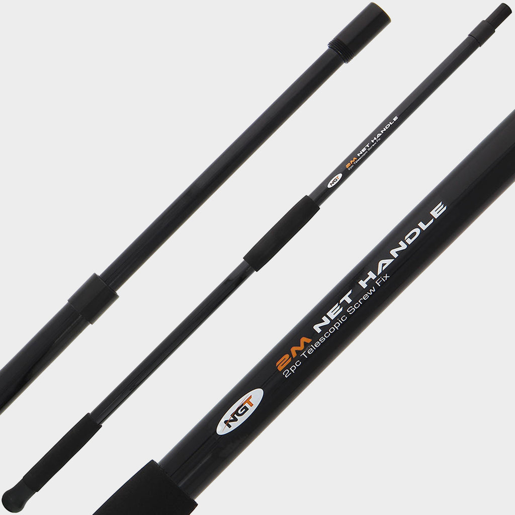 2m 2pc Fiberglass Screw Net Handle