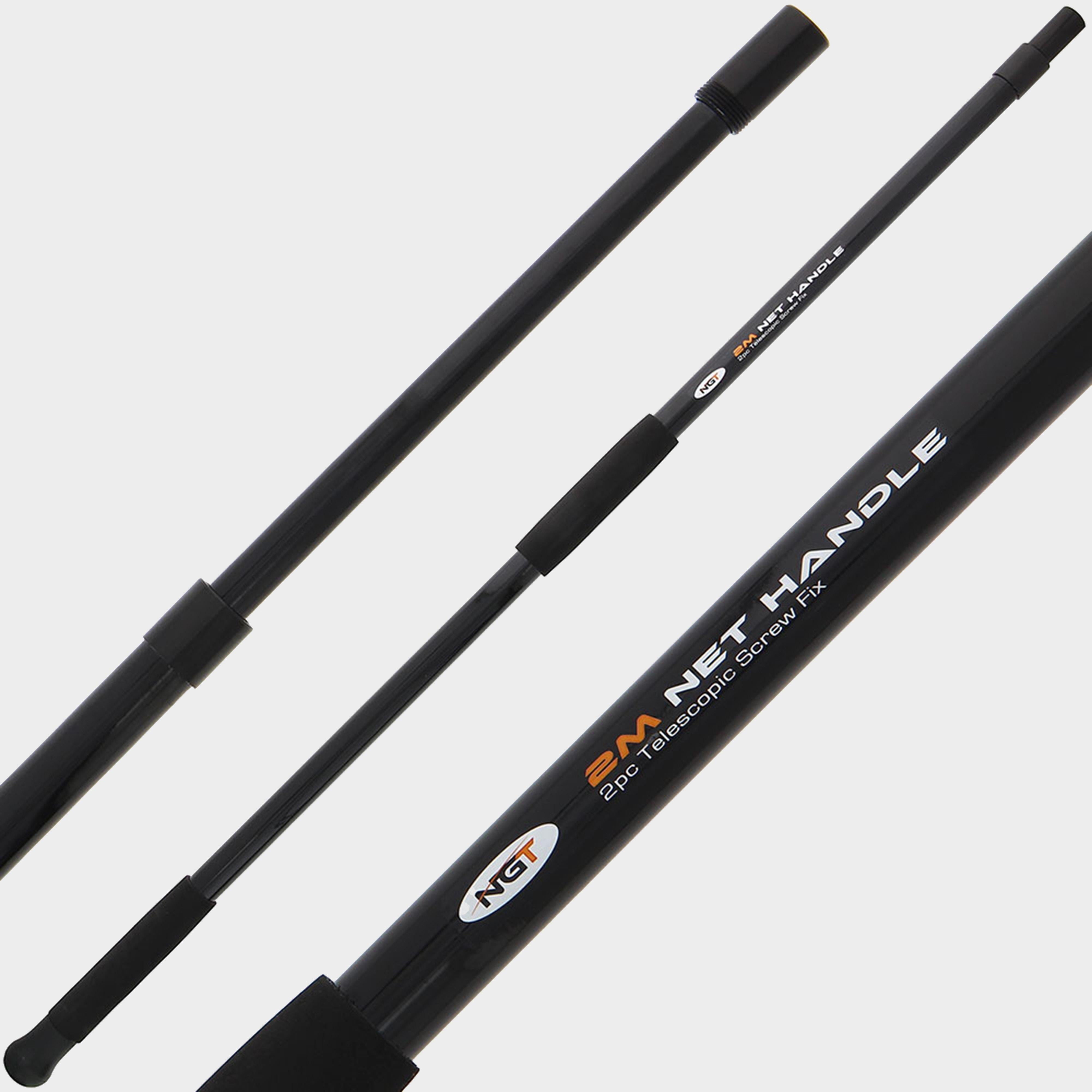 2m 2pc Fiberglass Screw Net Handle