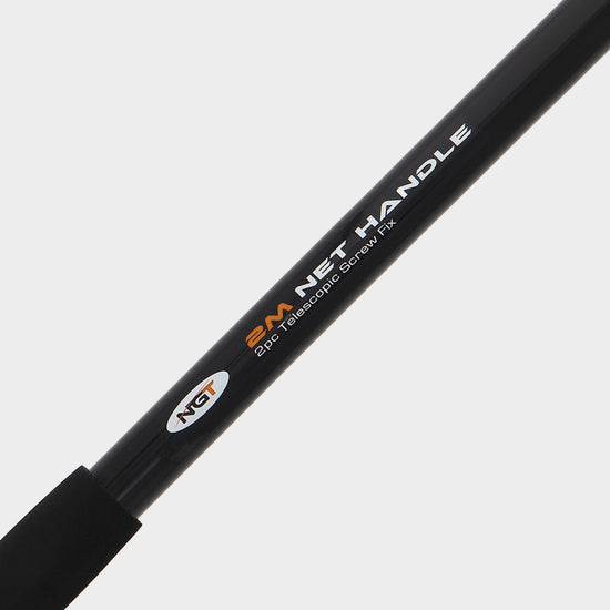 2m 2pc Fiberglass Screw Net Handle