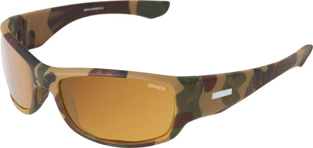 Hudson Sunglasses (Camo/Sintec Orange Polarized)