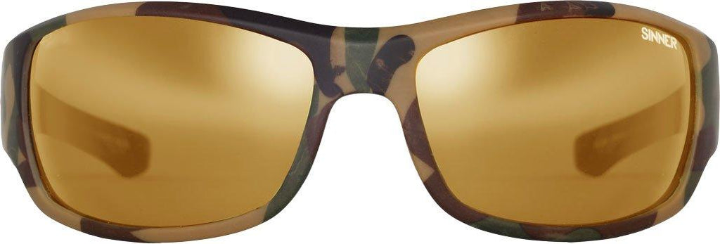 Hudson Sunglasses (Camo/Sintec Orange Polarized)