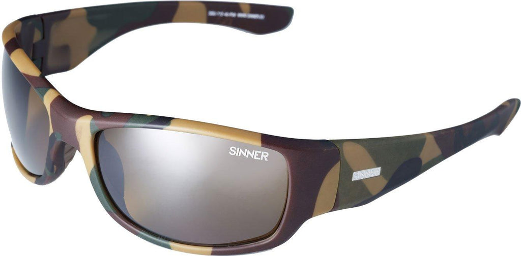 Hudson Sunglasses (Camo/Sintec Brown Mirrored)