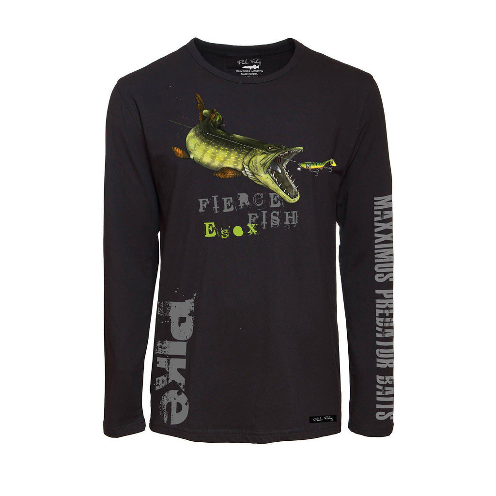 'Hungry Pike' Long Sleeve T-Shirt