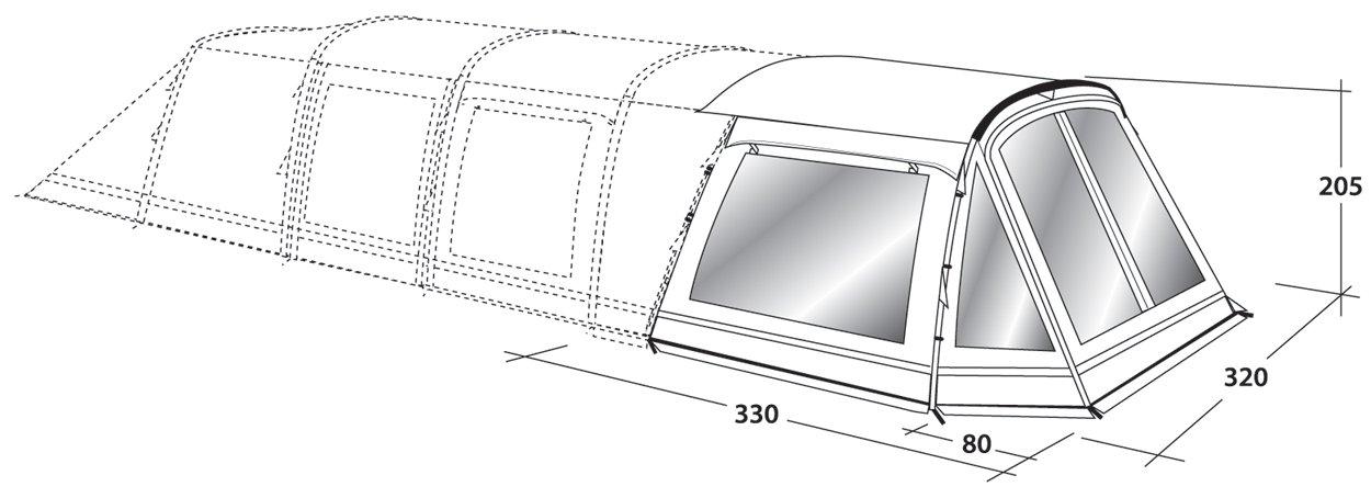 Silverhill 500 Front Awning