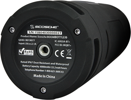 boomBOTTLE®+ Waterproof Wireless Speaker