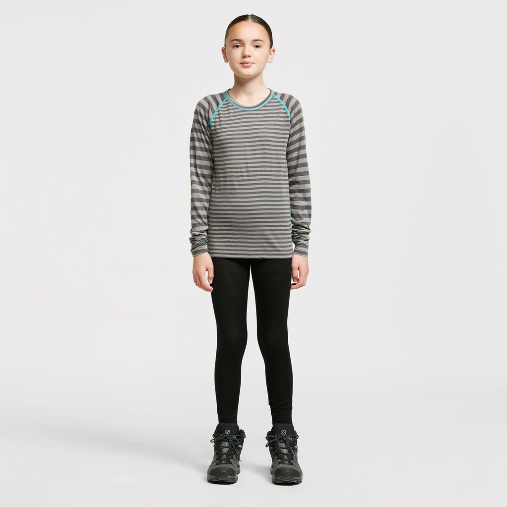 Kids' Striped Merino Baselayer Bottom