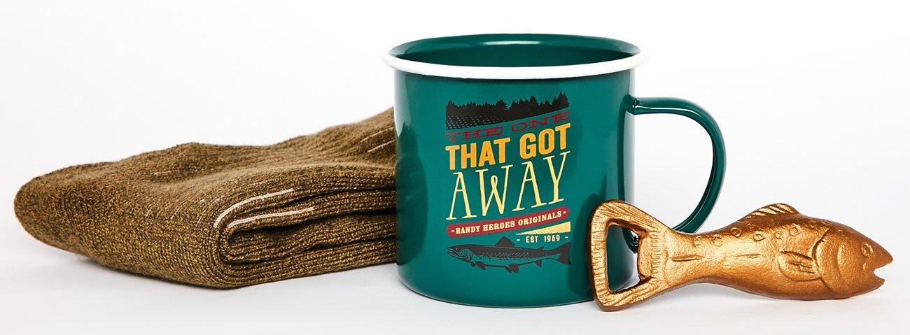 Fishing Mug, Socks & Bottle Opener