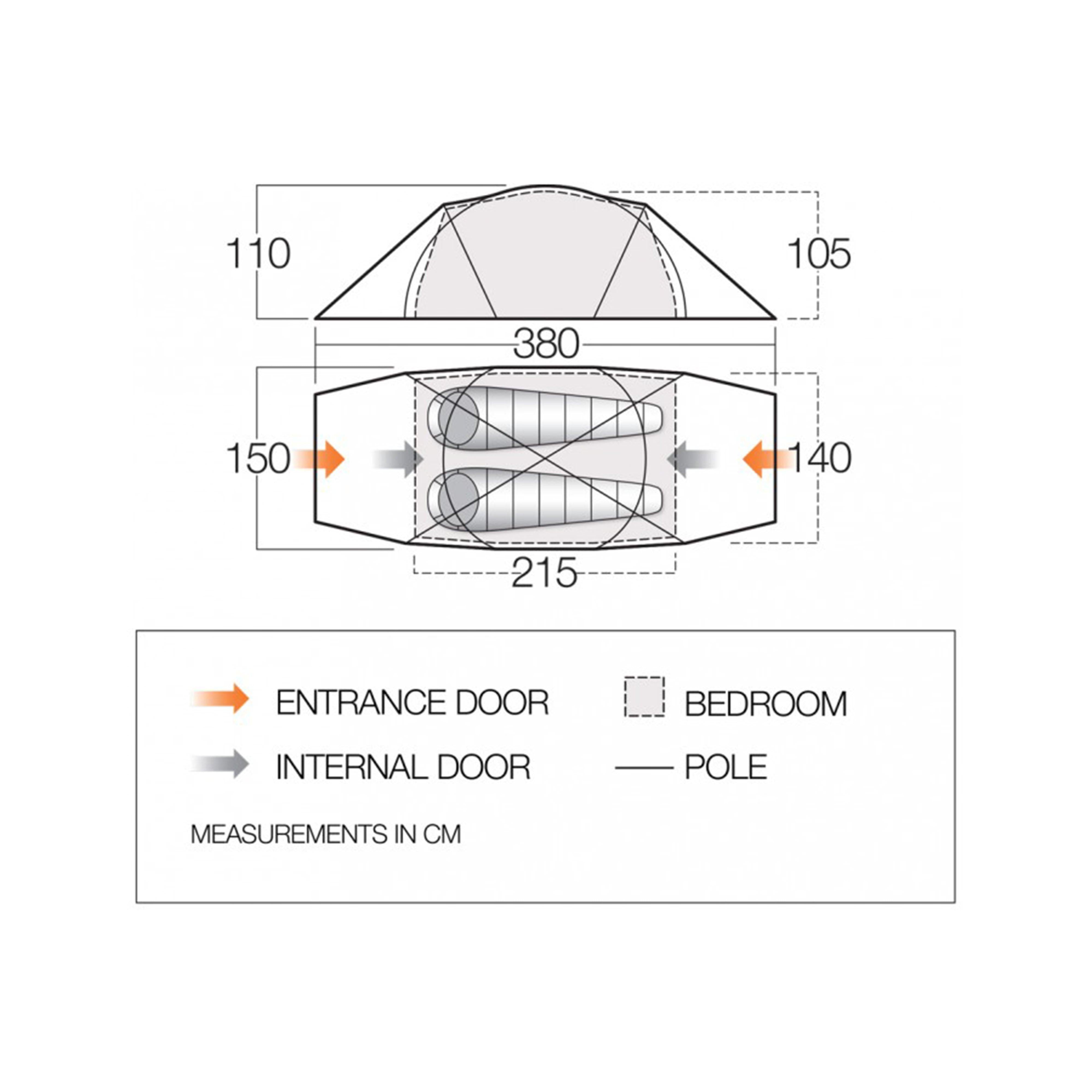 F10 MTN 2 Backpacking Tent