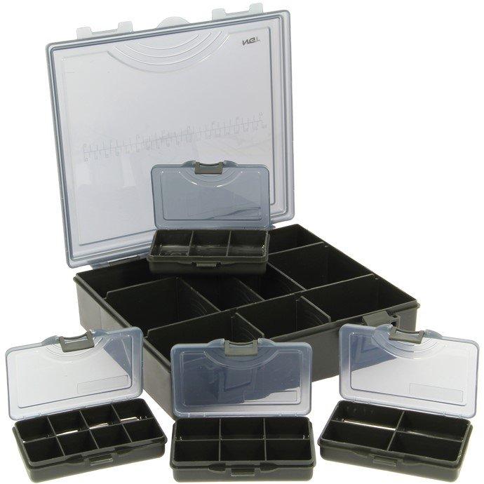 Deluxe Tackle Box & Four Boxes Small