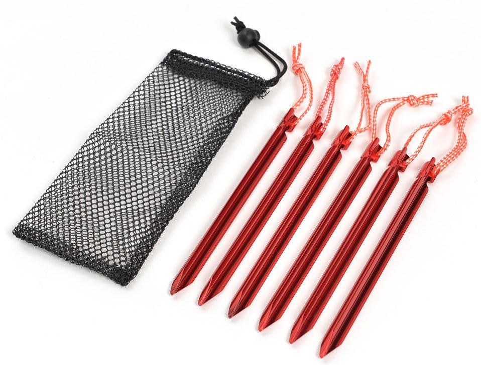 Arrow Lightweight Aluminium Tent Pegs (x6)