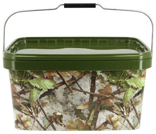 12.5 Litre Square Camo Bucket