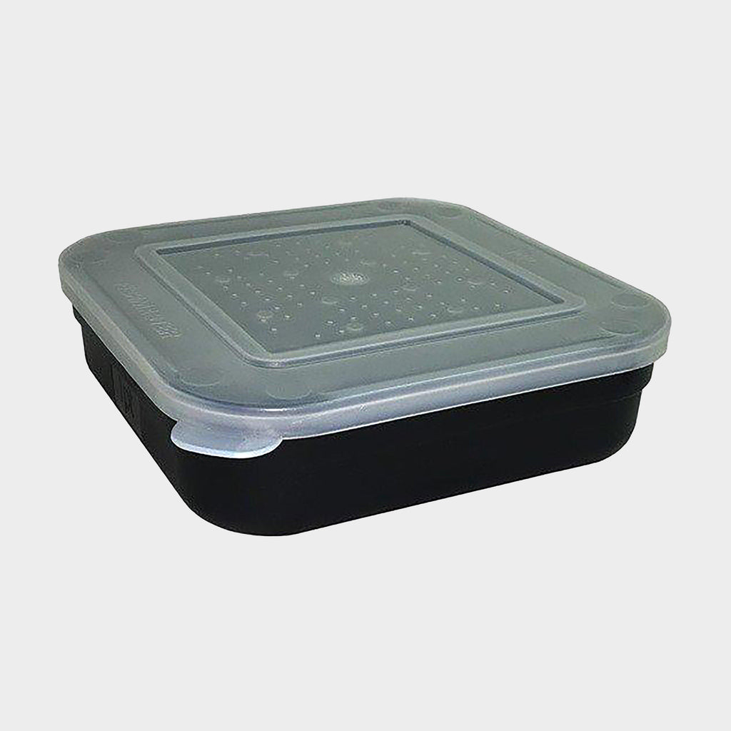 Fishing Black 1.5 Pint Square Bait Box