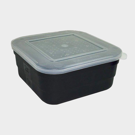 Black 2 5 Pint Square Bait Box