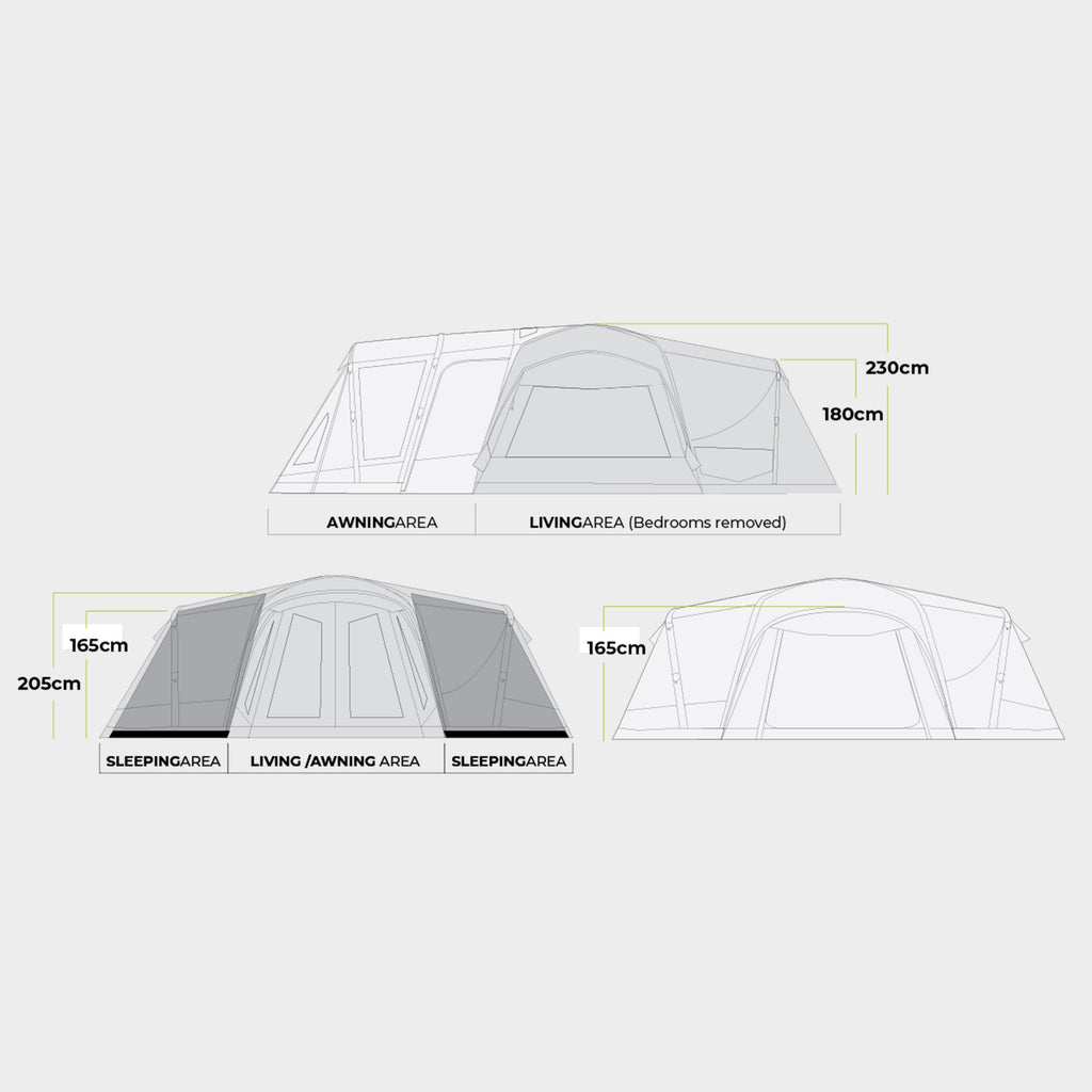 Aerodome III Pro 8 Person Tent