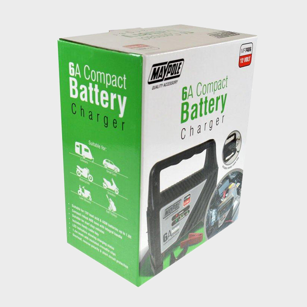 MP7406 6A 12V Compact Battery Charger