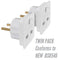 2pk Travel Adaptor - UK to Australia & China