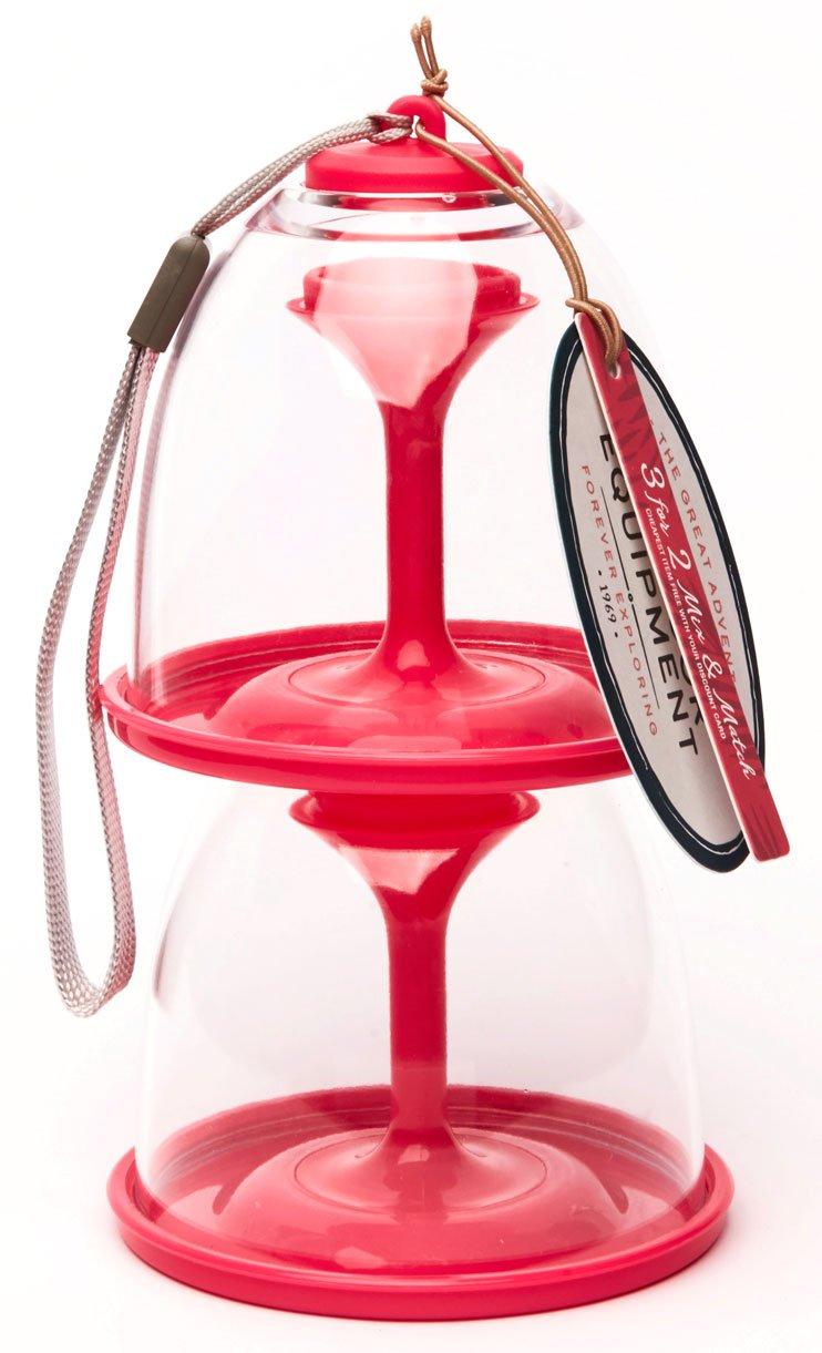 2 Portable Stem Glasses