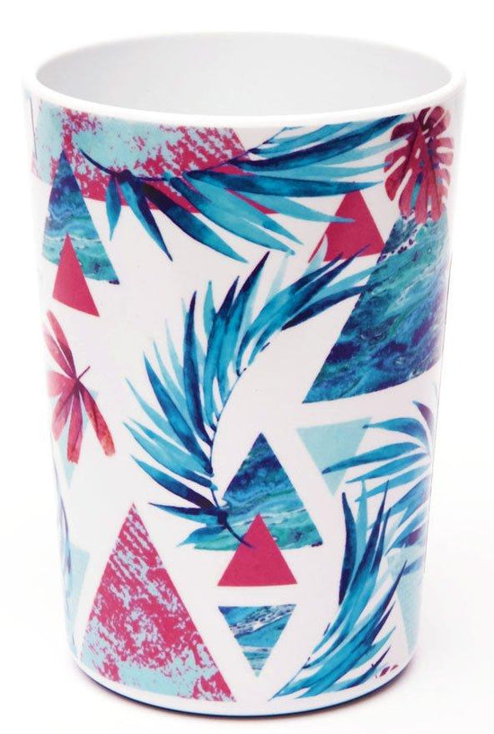 Abstract Leaf Melamine Tall Tumbler (562ml)