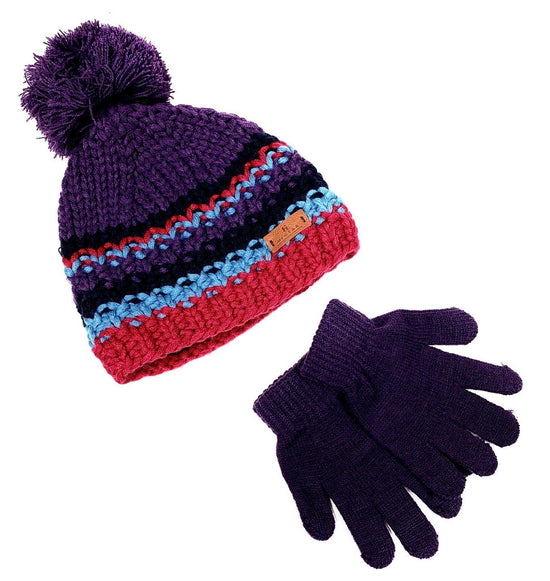 Kids' Hat and Glove Set
