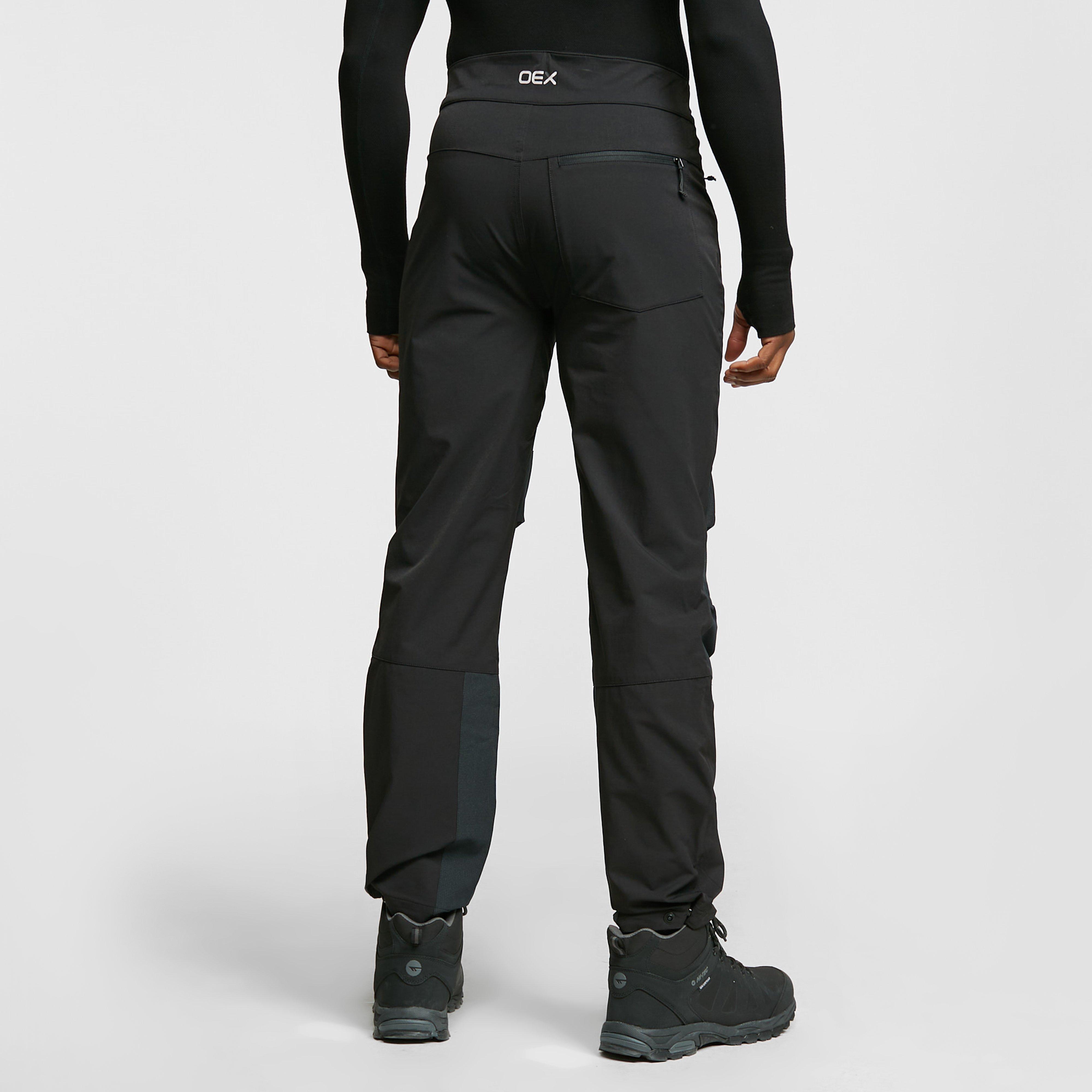 Black OEX Men's Strata Softshell Trouser (Short length) – GO Outdoors