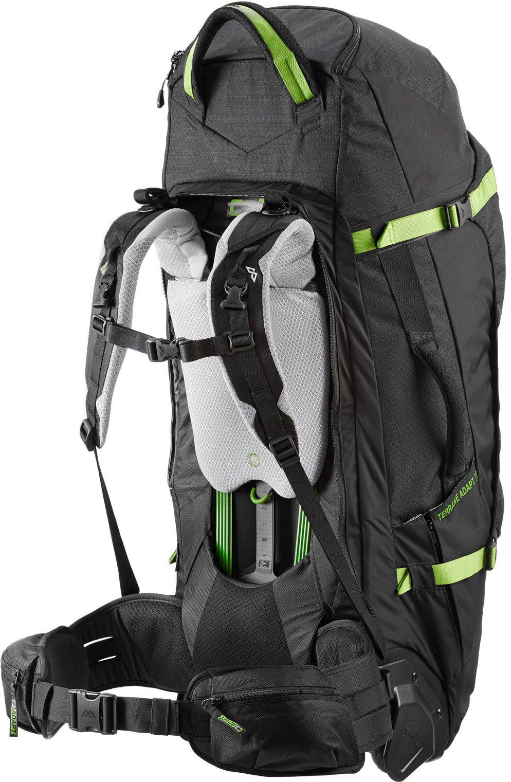 Terrane Adapt 70L Pack with World-First Wheel Tech