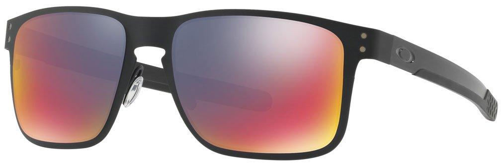 Holbrook Metal Sunglasses (Red Iridium Lens)