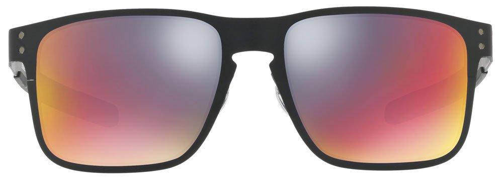 Holbrook Metal Sunglasses (Red Iridium Lens)