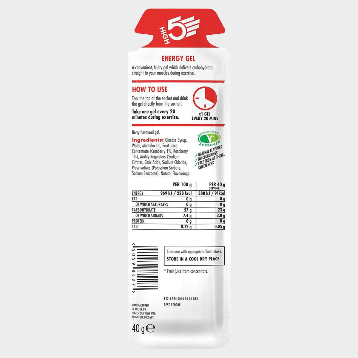 Energy Gel 40g (Berry)