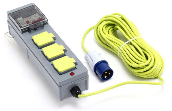 3-Way Mobile Mains Kit (15m Cable)