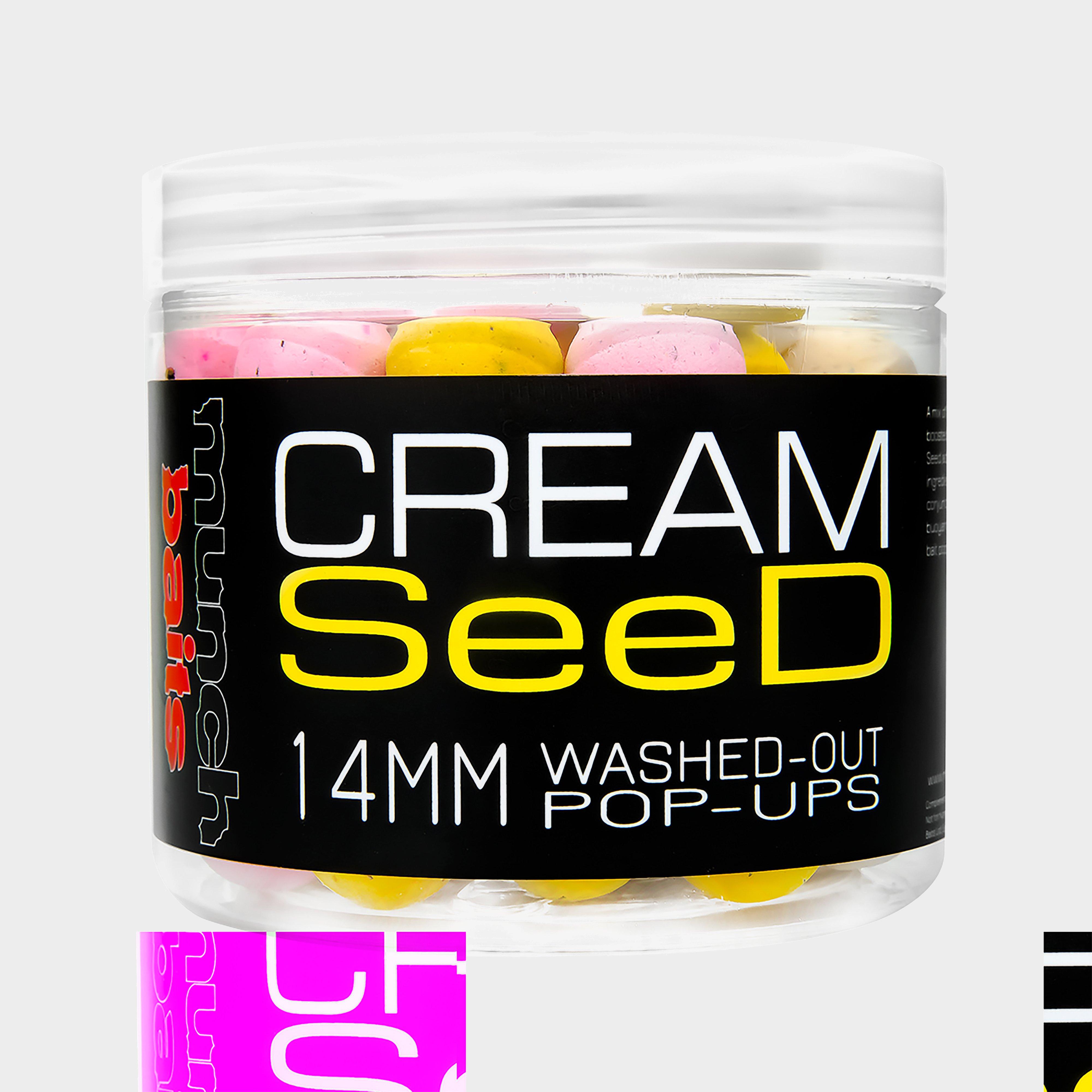 Baits Cream Seed Washed Out Pop Ups 14mm