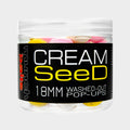 Baits Cream Seed Washed Out Pop Ups 18mm