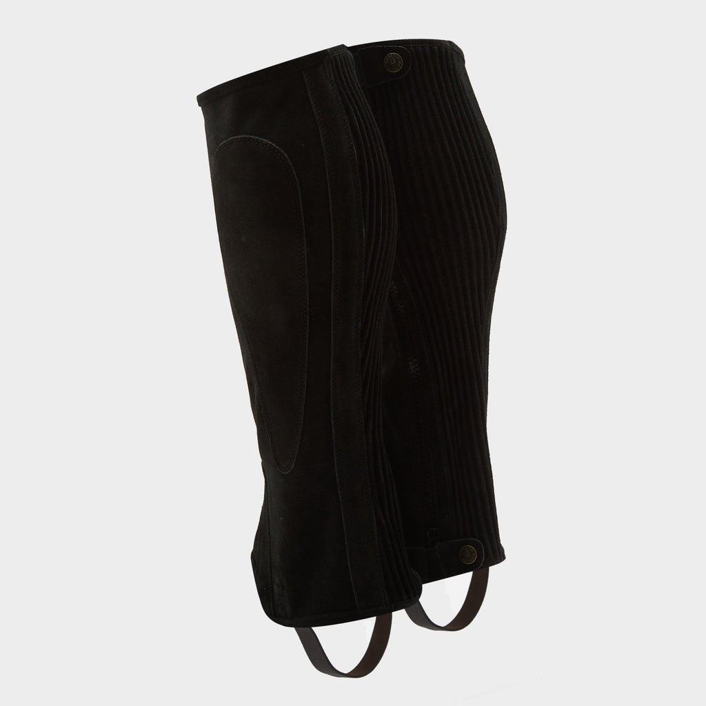 Adults Suede Half Chaps