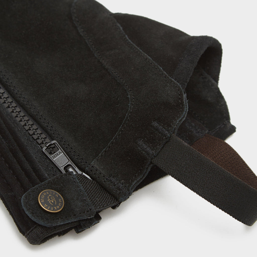 Adults Suede Half Chaps