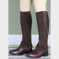 Adults Suede Half Chaps