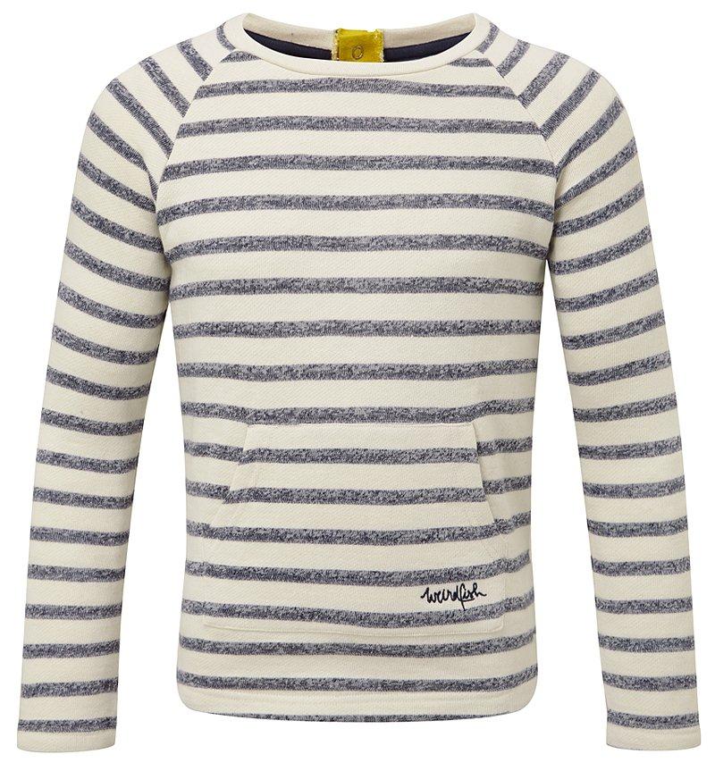 Kids' May Stripe Crew Slub Top (age 14)