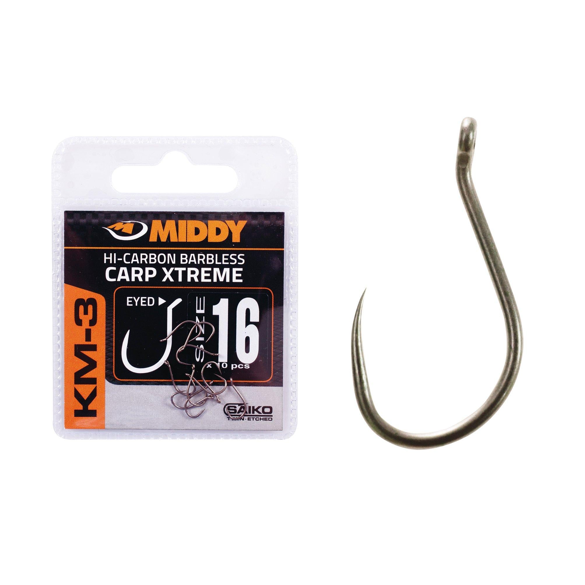 Middy KM3 X Eyed Size 16 Barbless