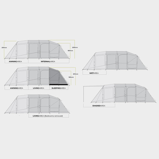 Aero TXL Dura Inflatable Family Tent