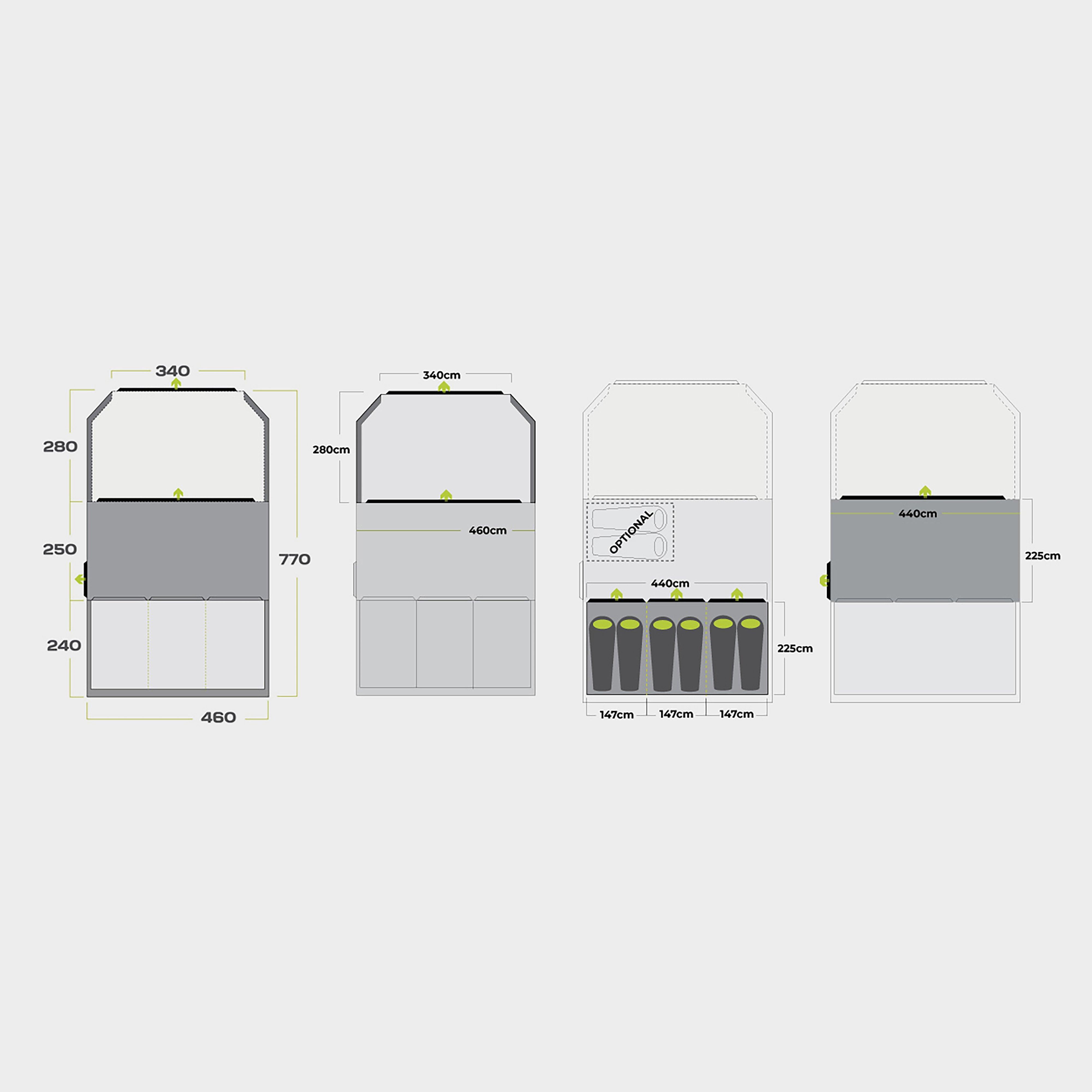 Aero TXL Dura Inflatable Family Tent