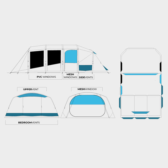 Aero TXL Dura Inflatable Family Tent