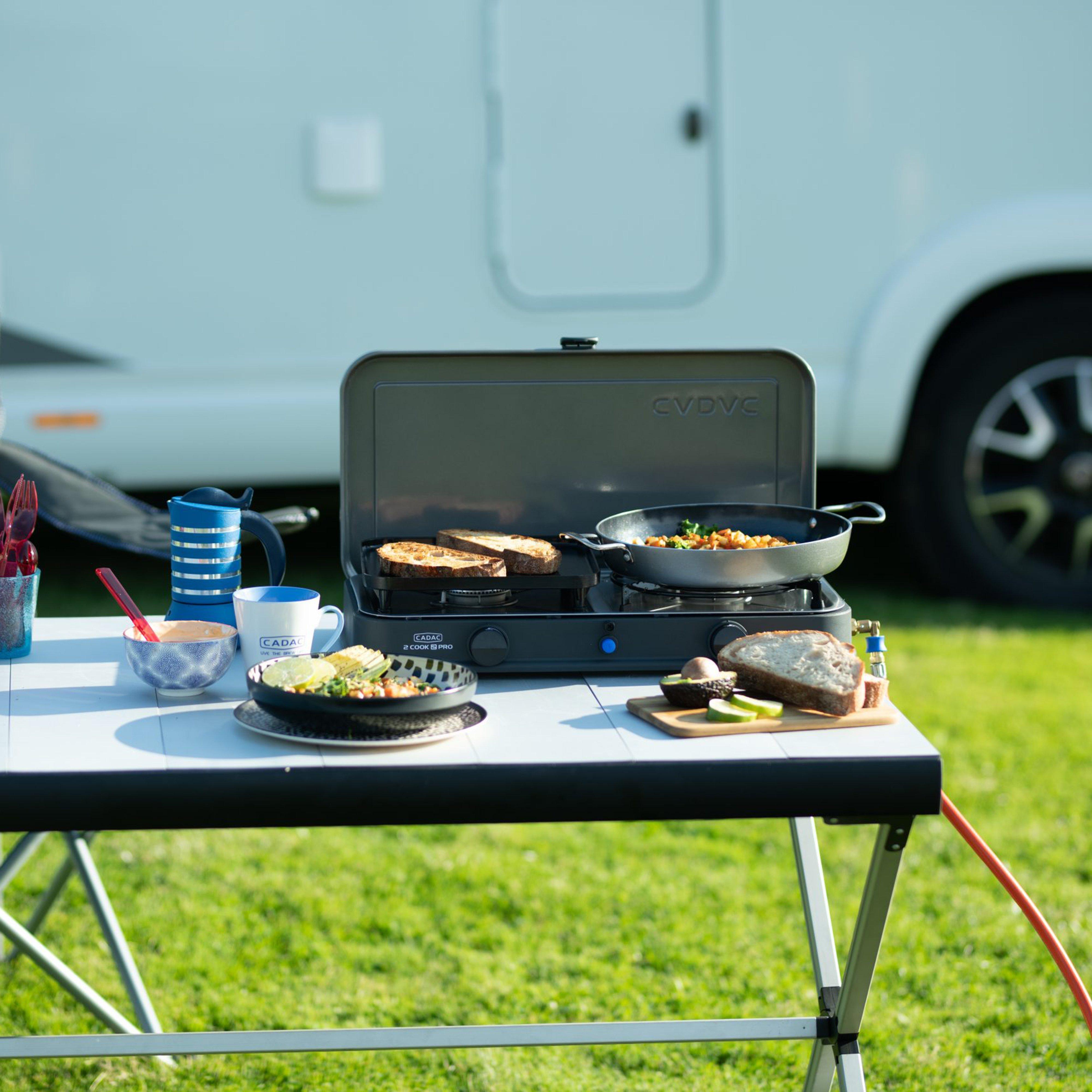 Black Cadac 2-Cook 2 Pro Deluxe Stove – GO Outdoors