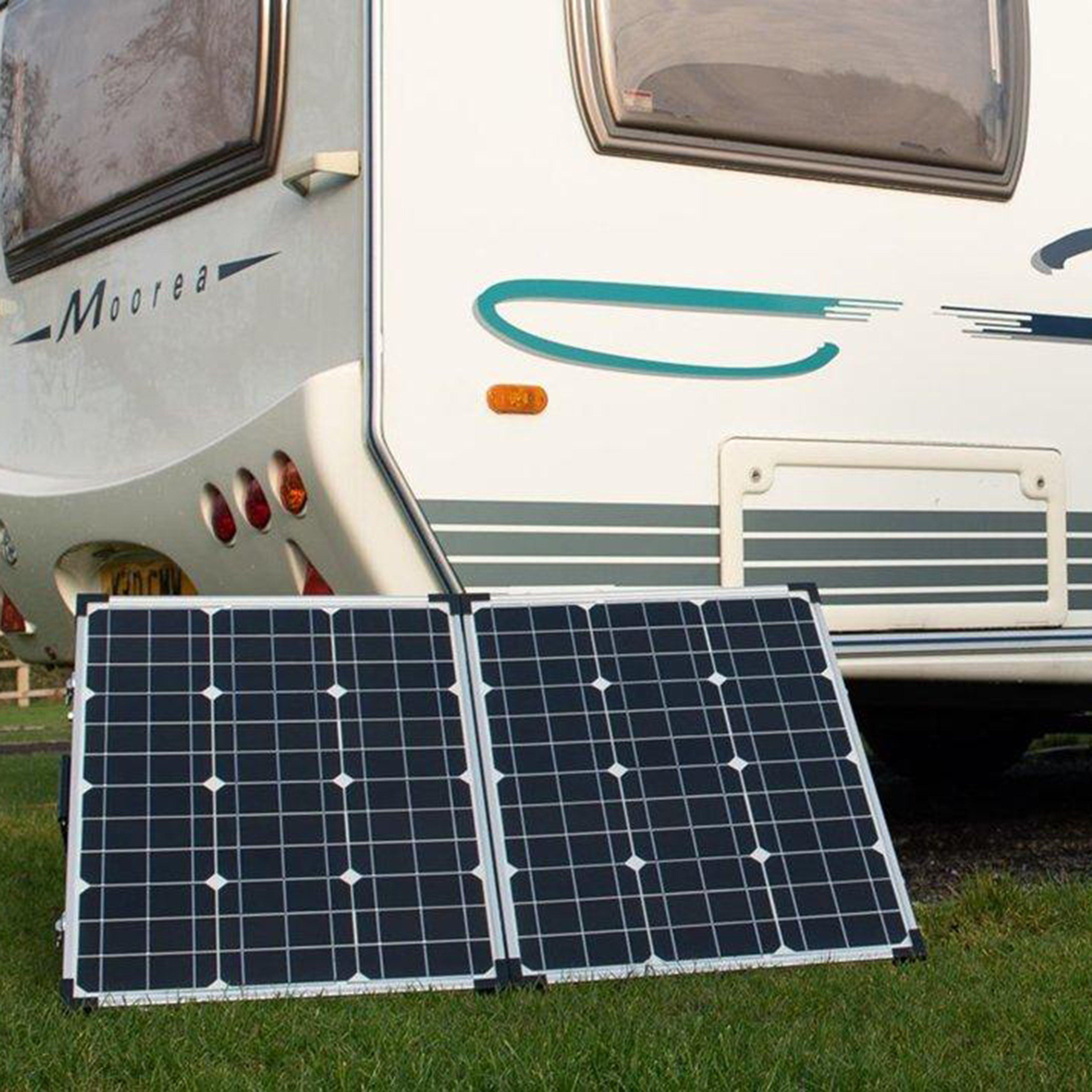100W 12V Folding Solar Panel for Caravan or Motorhome