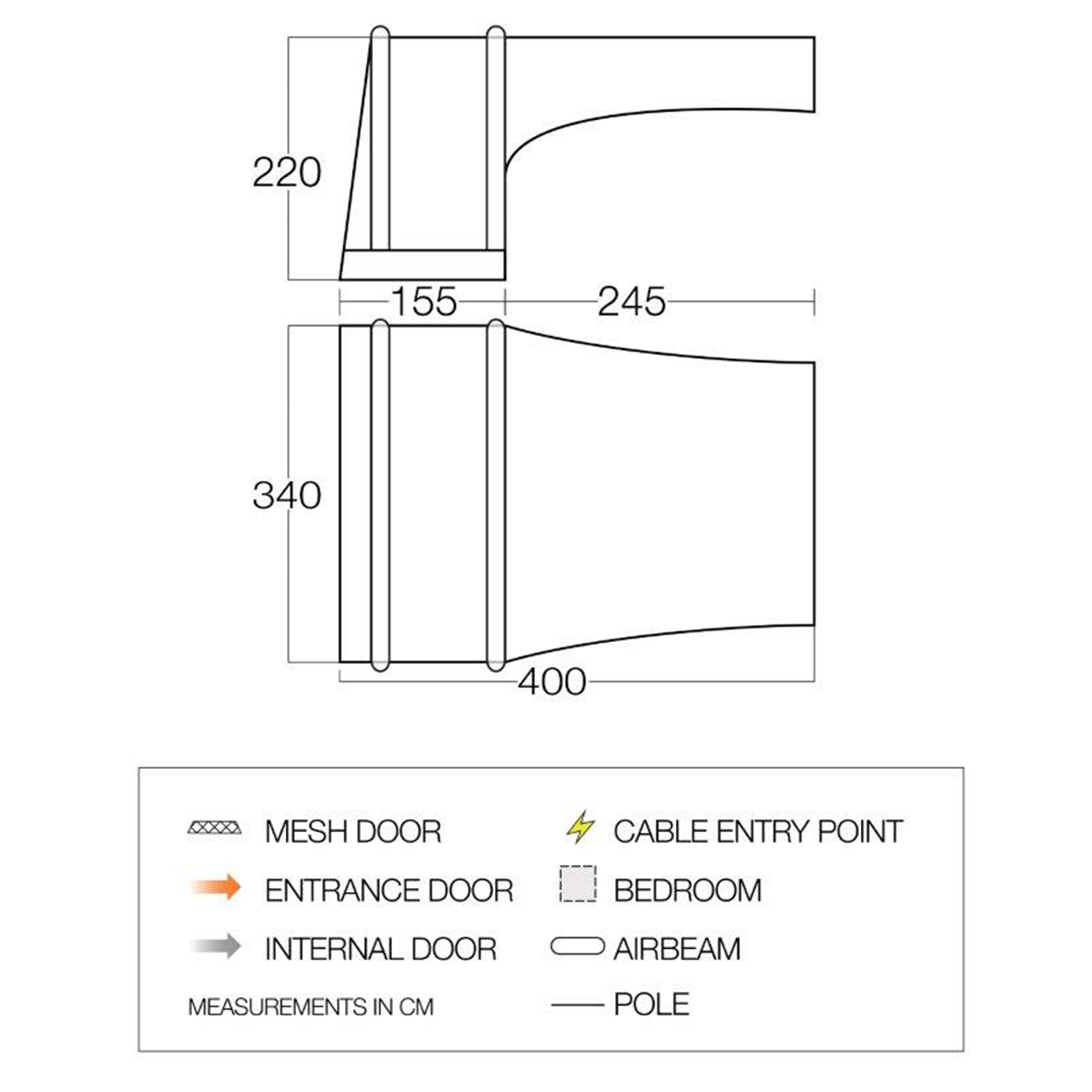 Icarus Air Vista 600XL Family Tent
