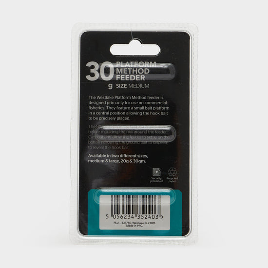 30G Mthd Fdr Plat Med 2Pk