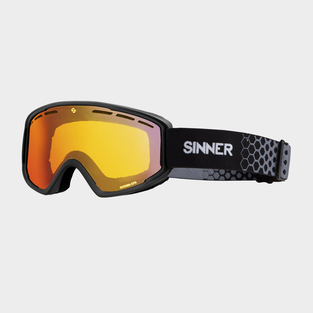 Batawa OTG Full Orange Snowboard/Ski Goggles